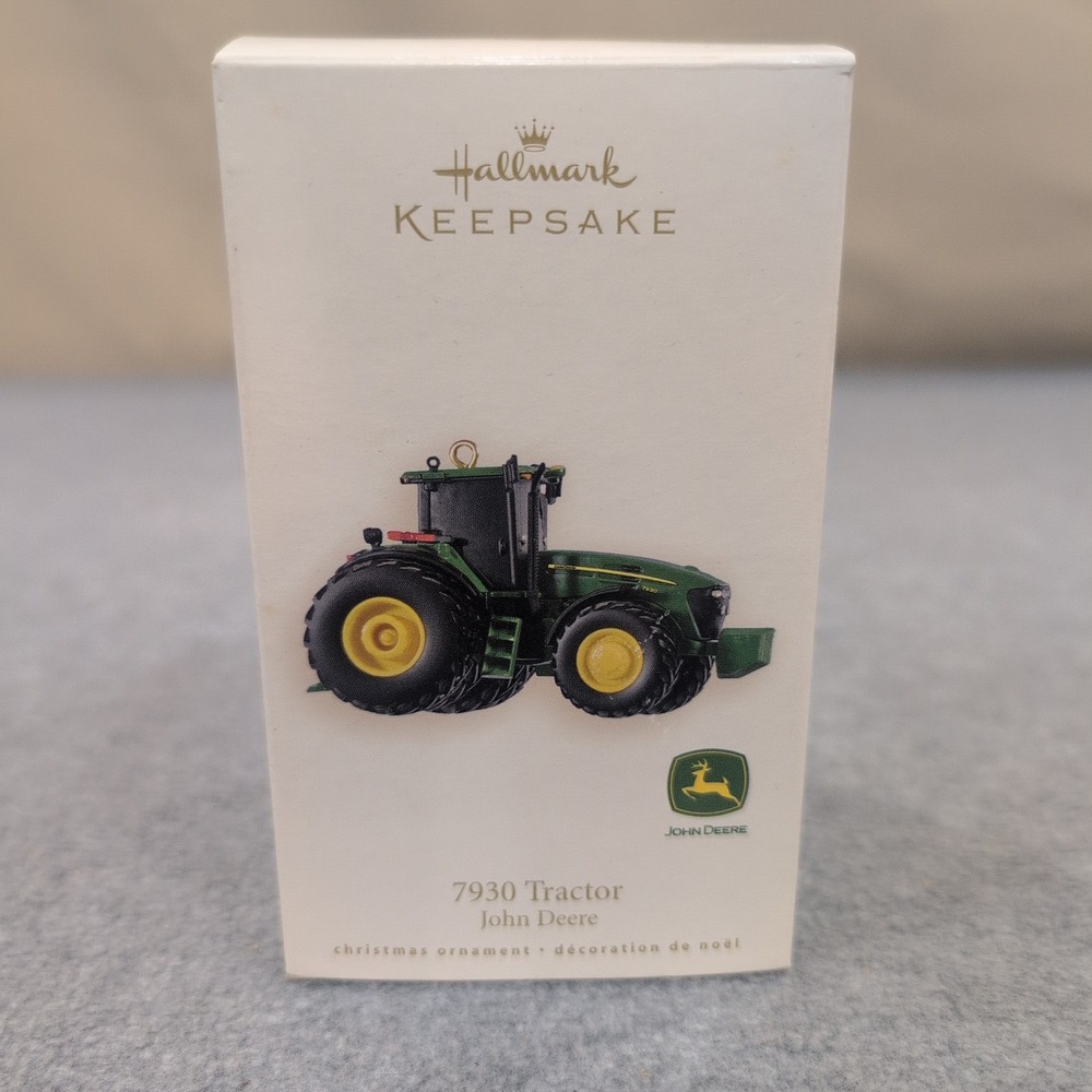 Hallmark 7930 Tractor John Deere Christmas Ornament 2008 Die Cast Metal - Picture 1 of 3